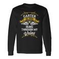 Carter Blood Runs Through My Veins Long Sleeve T-Shirt Gifts ideas
