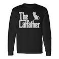 The Catfather Fathers Day Cat Dad Pet Owner Long Sleeve T-Shirt T-Shirt Gifts ideas