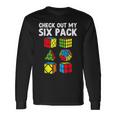 Check Out My Six Pack Puzzle Cube Speed Cubing Long Sleeve T-Shirt Gifts ideas