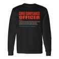 Chief Compliance Officer Vintage Definition Wizard Magician Long Sleeve T-Shirt Gifts ideas