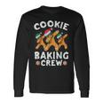 Cookie Baking Crew Gingerbread Christmas Costume Pajamas Long Sleeve T-Shirt Gifts ideas