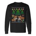 Corgi Dog Ugly Christmas Sweater Long Sleeve T-Shirt Gifts ideas