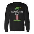 Cosmetologist Elf Matching Family Group Christmas Party Elf Long Sleeve T-Shirt Gifts ideas