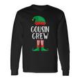 Cousin Crew Elf Christmas Party Matching Family Group Pajama Long Sleeve T-Shirt Gifts ideas