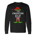 The Crocheting Elf Christmas Matching Family Pajama Costume Long Sleeve T-Shirt Gifts ideas