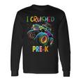 I Crushed Pre-K Graduation Boys Monster Truck Long Sleeve T-Shirt T-Shirt Gifts ideas