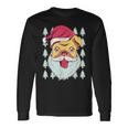 Cute Pug Santa Dog Ugly Christmas Sweater Meme Long Sleeve T-Shirt Gifts ideas