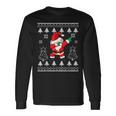 Dabbing Santa Santa Ugly Christmas Sweater Long Sleeve T-Shirt Gifts ideas