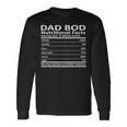 Dad Bod Nutritional Facts Matching Long Sleeve T-Shirt Gifts ideas