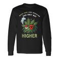 Dad Weed 420 Weed Dad Like Regular Dad Only Higher Long Sleeve T-Shirt T-Shirt Gifts ideas