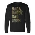 Dada Daddy Dad Bruh Dad For Dads Fathers Day Long Sleeve T-Shirt T-Shirt Gifts ideas