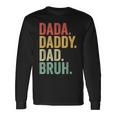 Dada Daddy Dad Father Fathers Day Vintage Long Sleeve T-Shirt Gifts ideas