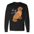 Dark Golden Retriever Dog Mom Woman Long Sleeve T-Shirt Gifts ideas
