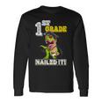 Dinosaur Graduation Hat First Grade Nailed It Class Of 2034 Long Sleeve T-Shirt T-Shirt Gifts ideas