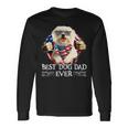Dog Maltese Best Maltese Dad Ever American Flag 4Th Of July Men Long Sleeve T-Shirt Gifts ideas