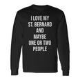 Dog Saint Bernard St Bernard Saint Bernard Puppy Dog Owner Long Sleeve T-Shirt Gifts ideas