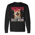 Dog Shiba Inu Worlds Best Shiba Inu Dog Mom Long Sleeve T-Shirt Gifts ideas