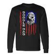 Doodle Dad Goldendoodle Dog American Flag 4Th Of July Men Long Sleeve T-Shirt Gifts ideas