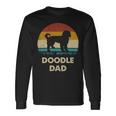 Doodle Dad For Men Goldendoodle Dog Vintage Dad Long Sleeve T-Shirt Gifts ideas
