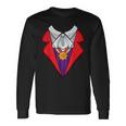 Dracula Vampire Halloween Costume Cosplay Tuxedo Retro Long Sleeve T-Shirt Gifts ideas