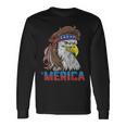 Eagle Mullet 4Th Of July Usa American Flag Eagle Merica Long Sleeve T-Shirt T-Shirt Gifts ideas