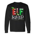 Elf Family Christmas Matching Pajamas Xmas Elf Squad Long Sleeve T-Shirt Gifts ideas