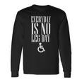 Everyday Is No Leg Day Vintage Handicap Long Sleeve T-Shirt Gifts ideas