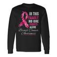 In This Family No One Fight Alone Breast Cancer Awareness Long Sleeve Gifts ideas