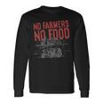 Farmer No Farmer No Food Farmer No Farmer No Food Long Sleeve T-Shirt Gifts ideas