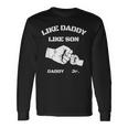 Father Son Fist Bump Matching Fathers Day Daddy Dad & Son Long Sleeve T-Shirt T-Shirt Gifts ideas