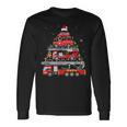 Firefighter Fire Truck Christmas Tree Lights Santa Fireman Long Sleeve T-Shirt Gifts ideas