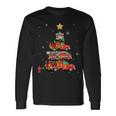 Firefighter Fire Truck Christmas Tree Xmas Long Sleeve T-Shirt Gifts ideas