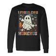 I Found This Humerus Pun Joke Humorous Halloween Costume Long Sleeve T-Shirt Gifts ideas