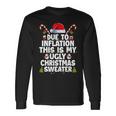 Family Due To Inflation Ugly Christmas Sweaters Long Sleeve T-Shirt Gifts ideas