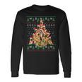 German Shepherd Christmas Lights Ugly Sweater Xmas Long Sleeve T-Shirt Gifts ideas