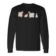 Ghost Cow Halloween Farm Animals Pumpkin Spooky Season Long Sleeve T-Shirt Gifts ideas