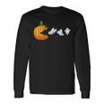 Halloween Scary Pumpkin Ghosts Creepy Halloween Gamer Long Sleeve T-Shirt Gifts ideas