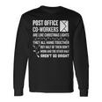 Holiday Postal Worker Christmas Long Sleeve T-Shirt Gifts ideas