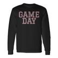 Game Day Houndstooth Alabama Football Fans Long Sleeve T-Shirt Gifts ideas