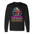 Gemini Girl Has Three Sides Birthday Gemini Long Sleeve T-Shirt Gifts ideas