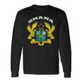 Ghana Coat Of Arms Flag Souvenir Accra Long Sleeve T-Shirt Gifts ideas