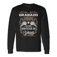 Granado Name Granado Blood Runs Through My Veins Long Sleeve T-Shirt Gifts ideas