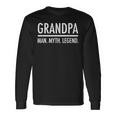 Grandpa Man Myth Legend Grandpa Fathers Day Long Sleeve T-Shirt T-Shirt Gifts ideas