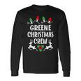 Greene Name Christmas Crew Greene Long Sleeve T-Shirt Gifts ideas