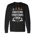Groom Name Christmas Crew Groom Long Sleeve T-Shirt Gifts ideas