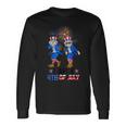 Happy 4Th Of July Uncle Sam Griddy Dance Long Sleeve T-Shirt Gifts ideas