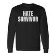 Hate Survivor For All The Dogs Rap Trap Hip Hop Music Long Sleeve T-Shirt Gifts ideas