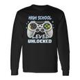 High School Level Unlocked Gamer First Day Of School Boys Long Sleeve T-Shirt Gifts ideas