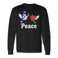 Israel Palestine Peace Friendship Pigeons Long Sleeve T-Shirt Gifts ideas