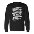 Johnson Name If You Are Johnson Long Sleeve T-Shirt Gifts ideas